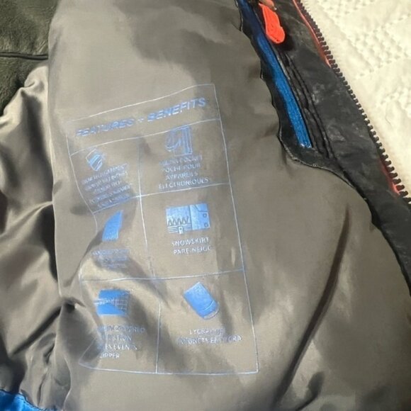 Ripzone Youth Medium Boys 8K Breathable Waterproof Black Winter Snow Jacket - Picture 4 of 8